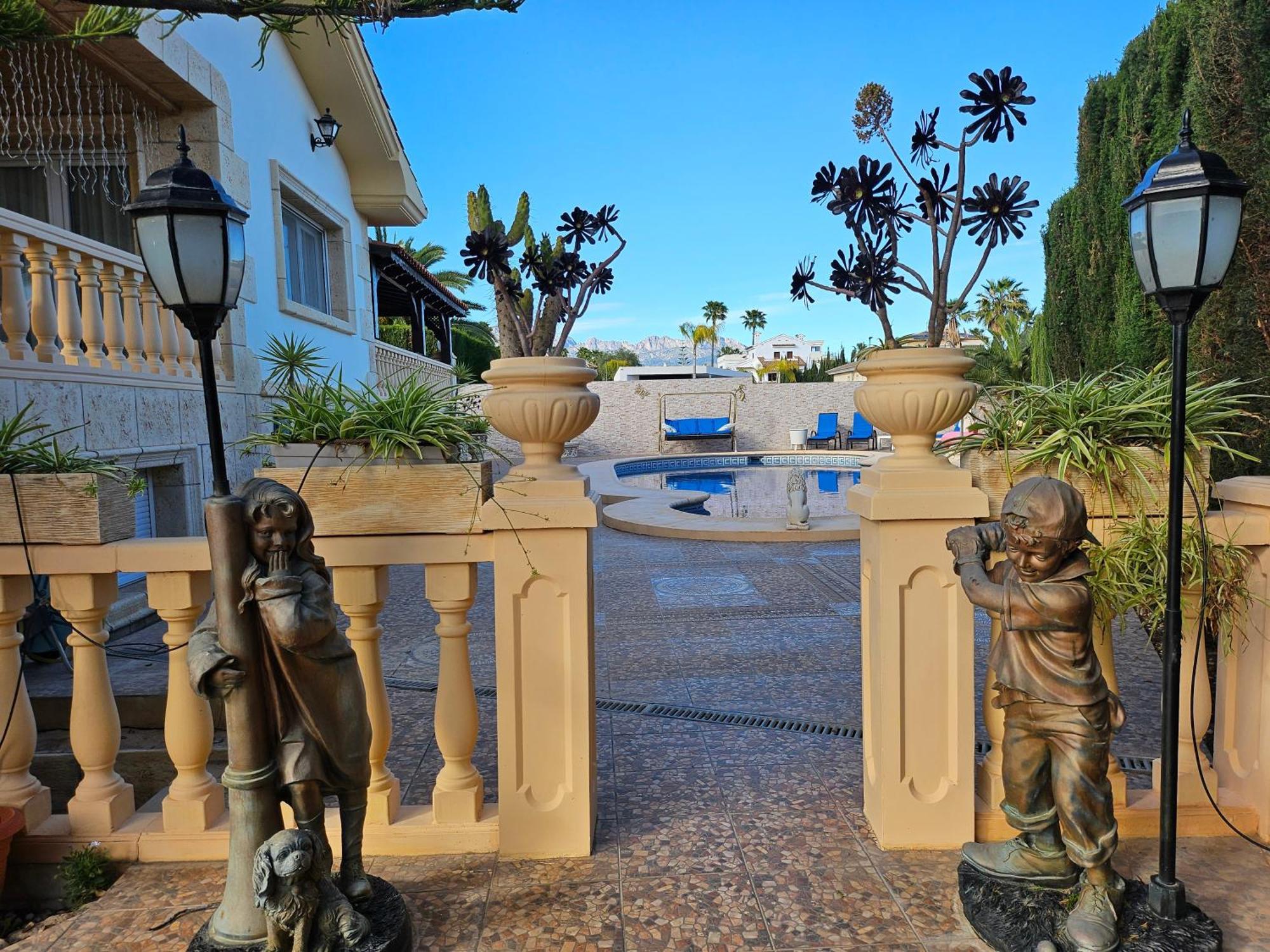 Villa Tres Palmeras En Alfaz Del Pi , Albir, Benidorm Л'Альфас-дель-Пі Екстер'єр фото