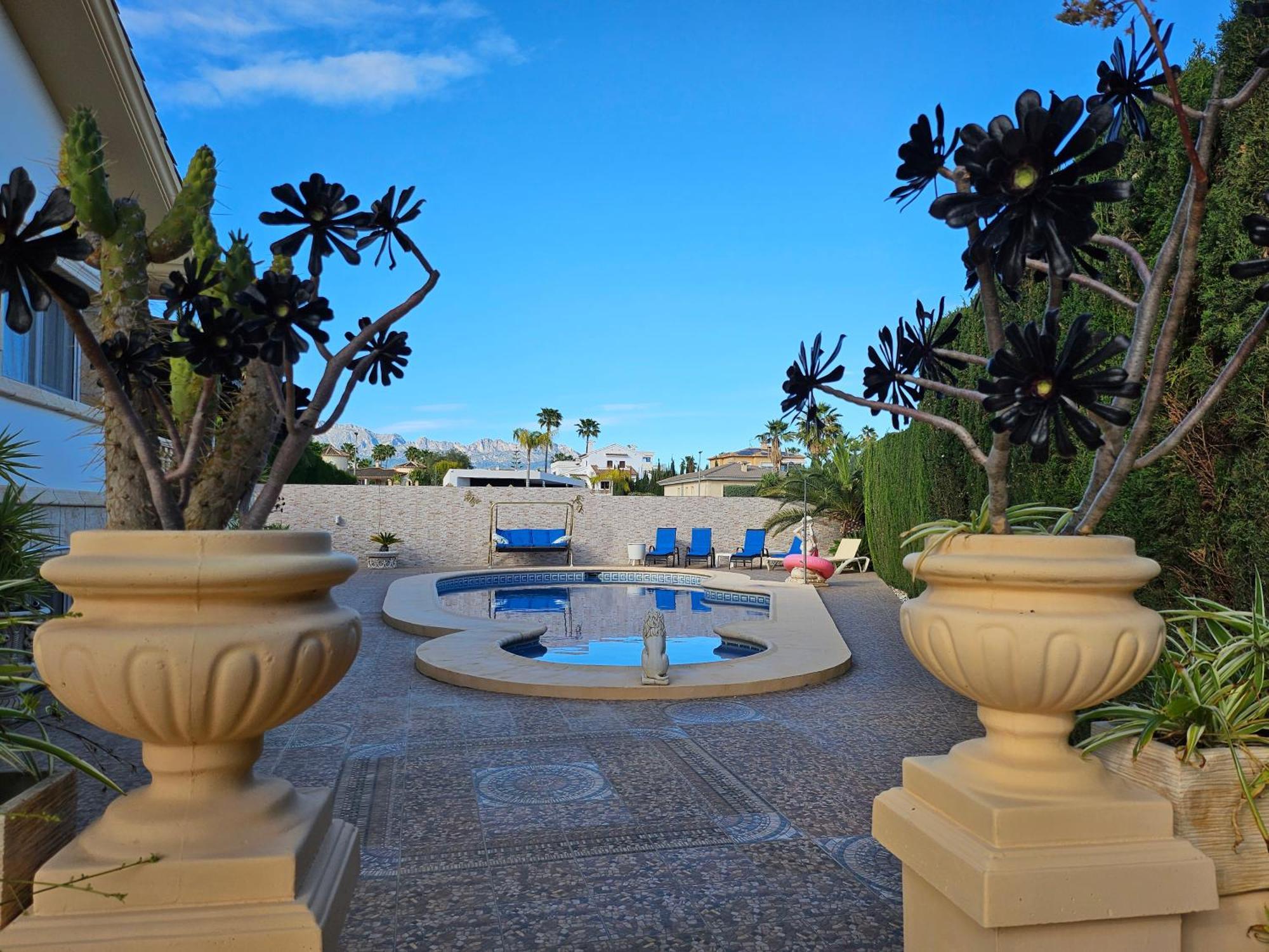 Villa Tres Palmeras En Alfaz Del Pi , Albir, Benidorm Л'Альфас-дель-Пі Екстер'єр фото